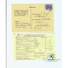 Declaratie briefkaart L.Boys 1949